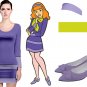 Cosplay Daphne Blake long sleeve dress shoes heels and accessories scarf headband sold separately