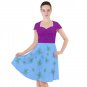 Cap Sleeve Dress as Sally Slater tightrope haunted mansion house alligator girl stretching room