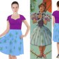 Cap Sleeve Dress as Sally Slater tightrope haunted mansion house alligator girl stretching room