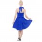 Halter Party Swing Dress as Emma Stone La la land cosplay Halloween costume blue