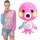 Banded Bottom Chiffon Top as Marina from Crossing animals new horizons cosplay halloween