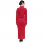 Turtleneck Maxi Dress as Didi Pickles from Rugrats red halloween costume