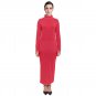 Turtleneck Maxi Dress as Didi Pickles from Rugrats red halloween costume