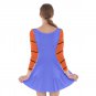 Cosplay as Angelica Pickles Rugrats long sleeve dress shoes costume leggings