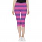 Women's as Cheshire cat Lightweight Velour Capri Leggings cosplay Halloween costume blue