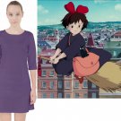 Dress as kiki delivery service  cosplay Halloween costume blue