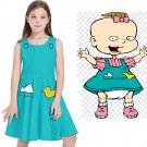 Kids Girls Dress as Lil Deville Lillian Rugrats Costume cosplay carnaval halloween desguise