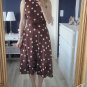 Dress inspired as Pretty woman Vivian Ward Julia Roberts brown white polka dots