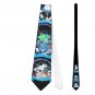 Necktie ALice in wonderland cheshire cat white rabbit all mad here tie