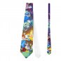 Necktie ALice in wonderland cheshire cat white rabbit mad hatter tie