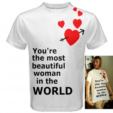 Men's shirt as Spike from Notting Hill most beautiful woman fancy prank