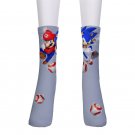 Socks men's crew Mario Sonic