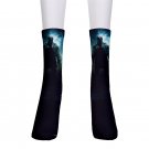 men's crew Socks Friday the 13th halloween horror gothic