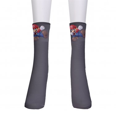 men's crew Socks Super Mario