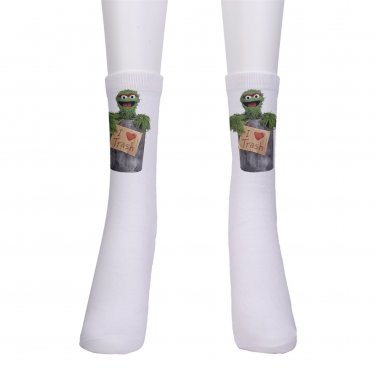 men's crew Socks Muppet I love trash