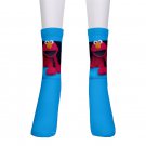 men's crew Socks Muppet Elmo