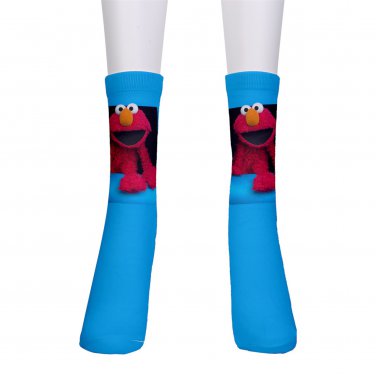 men's crew Socks Muppet Elmo