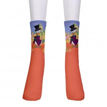 men's crew Socks Scrooge Mcduck