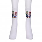 men's crew Socks Mario Luigi