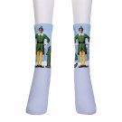 men's crew Socks Elf Christmas fun  Will Ferrell