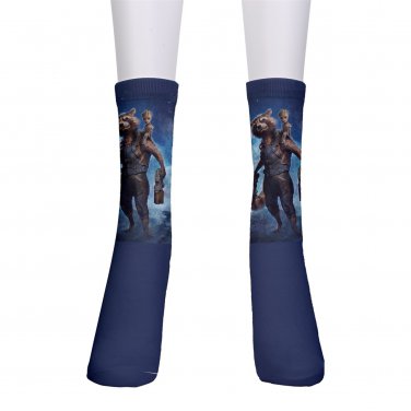men's crew Socks rocket raccoon gotg baby groot