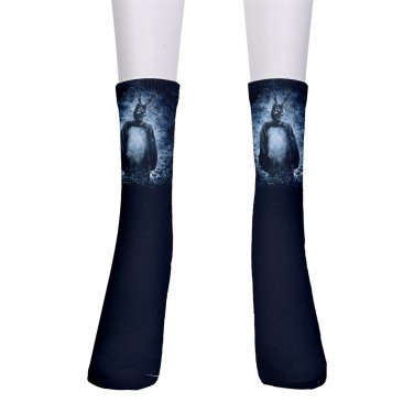 men's crew Socks Donnie Darko rabbit bunny halloween creepy
