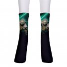 men's crew Socks yoda cosplay