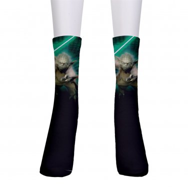 men's crew Socks yoda cosplay