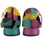 Mary Jane Shoes cosplay nightmare before Christmas Sally pattern gothic mismatched left right design