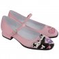 Mary Jane Shoes Pepe le Pew black cat valentine day pink mismatched left right design