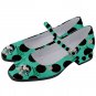 Mary Jane Shoes polka dots White rabbit Alice in wonderland mismatched left right design