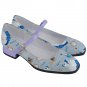 Mary Jane Shoes tea cup Alice in wonderland pink mismatched left right design