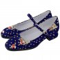 Mary Jane Shoes white rabbit trumpet playing cards Alice clubs hearts spades