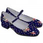 Mary Jane Shoes white rabbit trumpet playing cards Alice clubs hearts spades