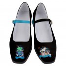 Mary Jane Shoes Alice wonderland cheshire cat white rabbit mismatched left right design