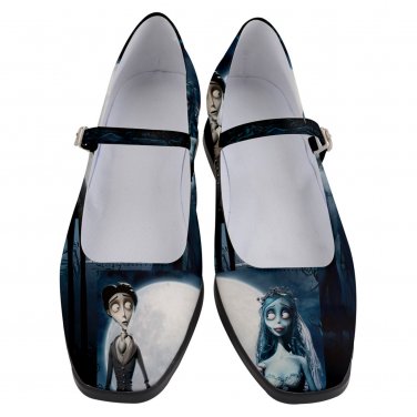 Mary Jane Shoes Corpse bride gothic mismatched left right design