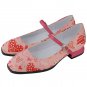 Mary Jane Shoes hearts pattern pink red valentine day