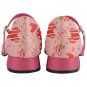 Mary Jane Shoes hearts pattern pink red valentine day