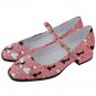Mary Jane Shoes cats white and black cats pink valentine day