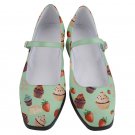 Mary Jane Shoes Cupcake lover strawberries pastry sweet shop