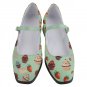Mary Jane Shoes Cupcake lover strawberries pastry sweet shop