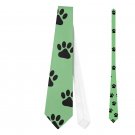 Necktie tie paw paws animal