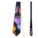 Necktie Tie Elemental water fire