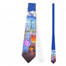 Necktie Tie Elemental water fire bench
