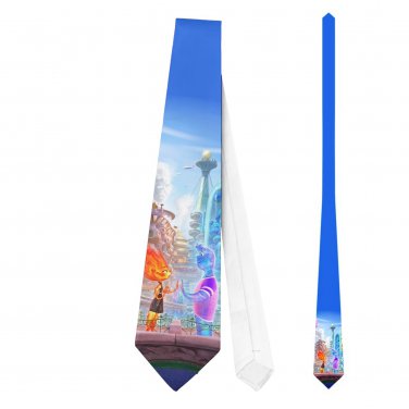 Necktie Tie Elemental water fire