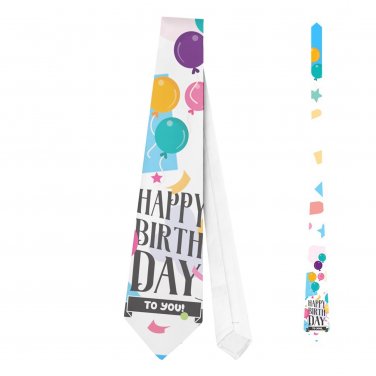 Necktie Tie Happy Birthday