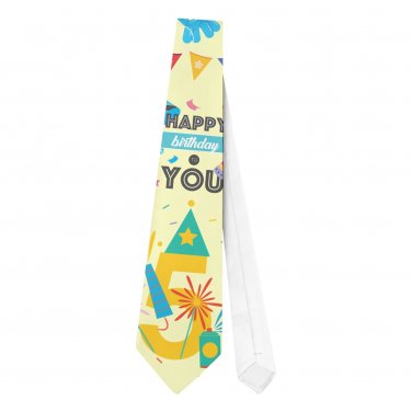 Necktie Tie Happy Birthday 5 five years old