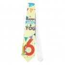Necktie Tie Happy Birthday 6 six years old