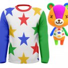 Men's long sleeve t-shirt as stitches animal crossing look-a-like cosplay