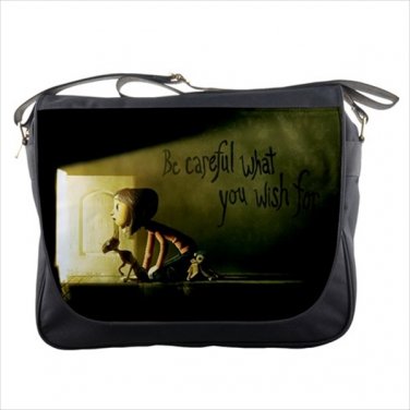 Messenger bag Coraline gothic